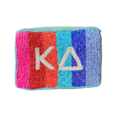 KAPPA DELTA BEADED COIN POUCH