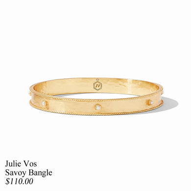 SAVOY BANGLE PEARL MEDIUM