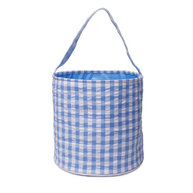 GINGHAM BUCKET BLUE