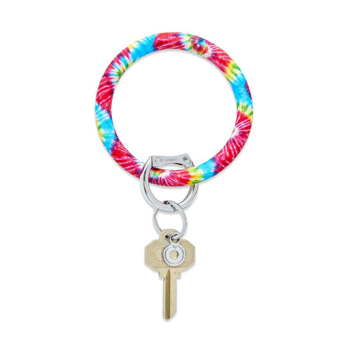 RAINBOW TIE DYE KEYRING