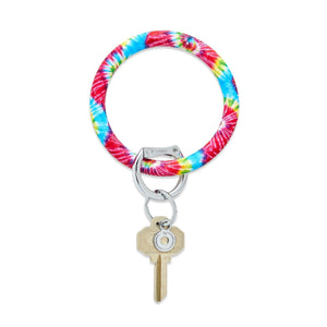 RAINBOW TIE DYE KEYRING