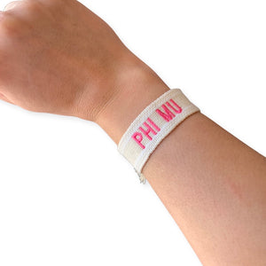 PHI MU TASSEL BRACELET