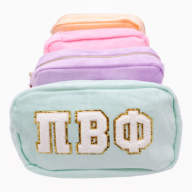 PI BETA PHI ASSORTED CHENILLE COSMETIC