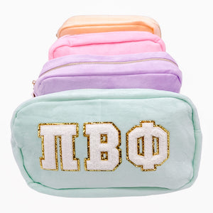 PI BETA PHI ASSORTED CHENILLE COSMETIC