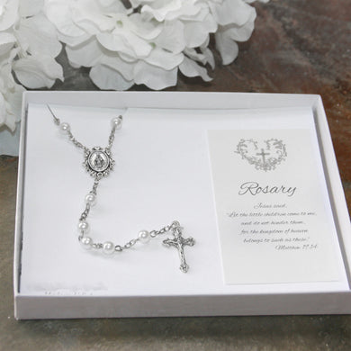 SILVER ROSARY