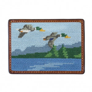 GREAT OUTDOORS NEEDLEPOINT CARD WALLET