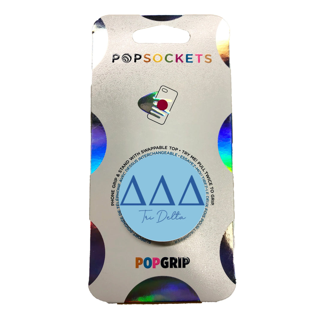 DELTA DELTA DELTA TWO COLOR POPSOCKET
