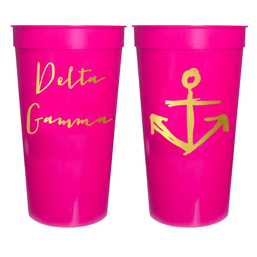 DELTA GAMMA GOLD FOIL CUP