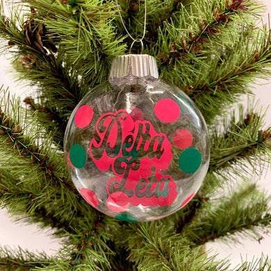 DELTA ZETA DOT ORNAMENT