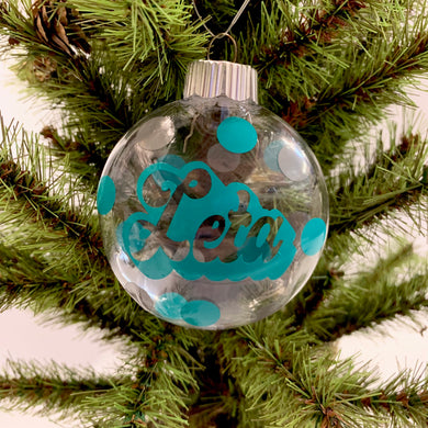 ZETA TAU ALPHA DOT ORNAMENT