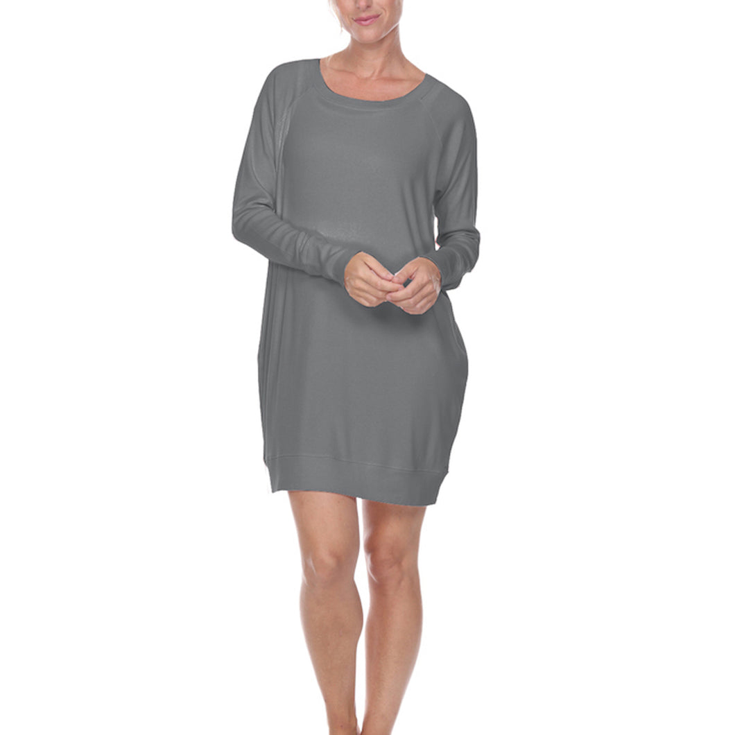 EMILY SLEEP SHIRT DARK SILVER