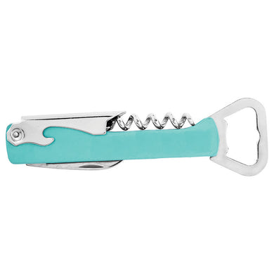 PERSONALIZED TEAL WINE OPENER