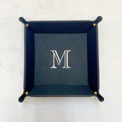 PERSONALIZED SNAP TRAY BLACK & GOLD