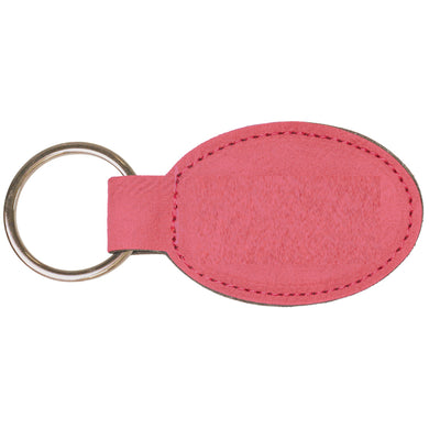 PERSONALIZED KEYCHAIN OVAL PINK