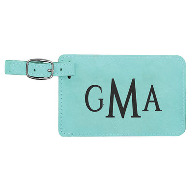 PERSONALIZED LUGGAGE TAG TEAL