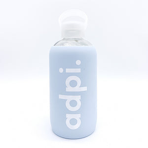 ALPHA DELTA PI GLASS BOTTLE WITH SILICONE SLEEVE