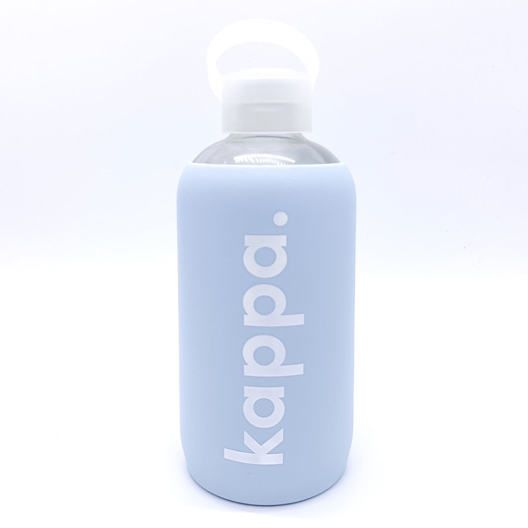 KAPPA KAPPA GAMMA GLASS BOTTLE WITH SILICONE SLEEVE