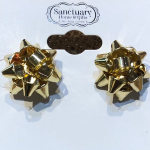 PRESENT BOW EARRING GOLD