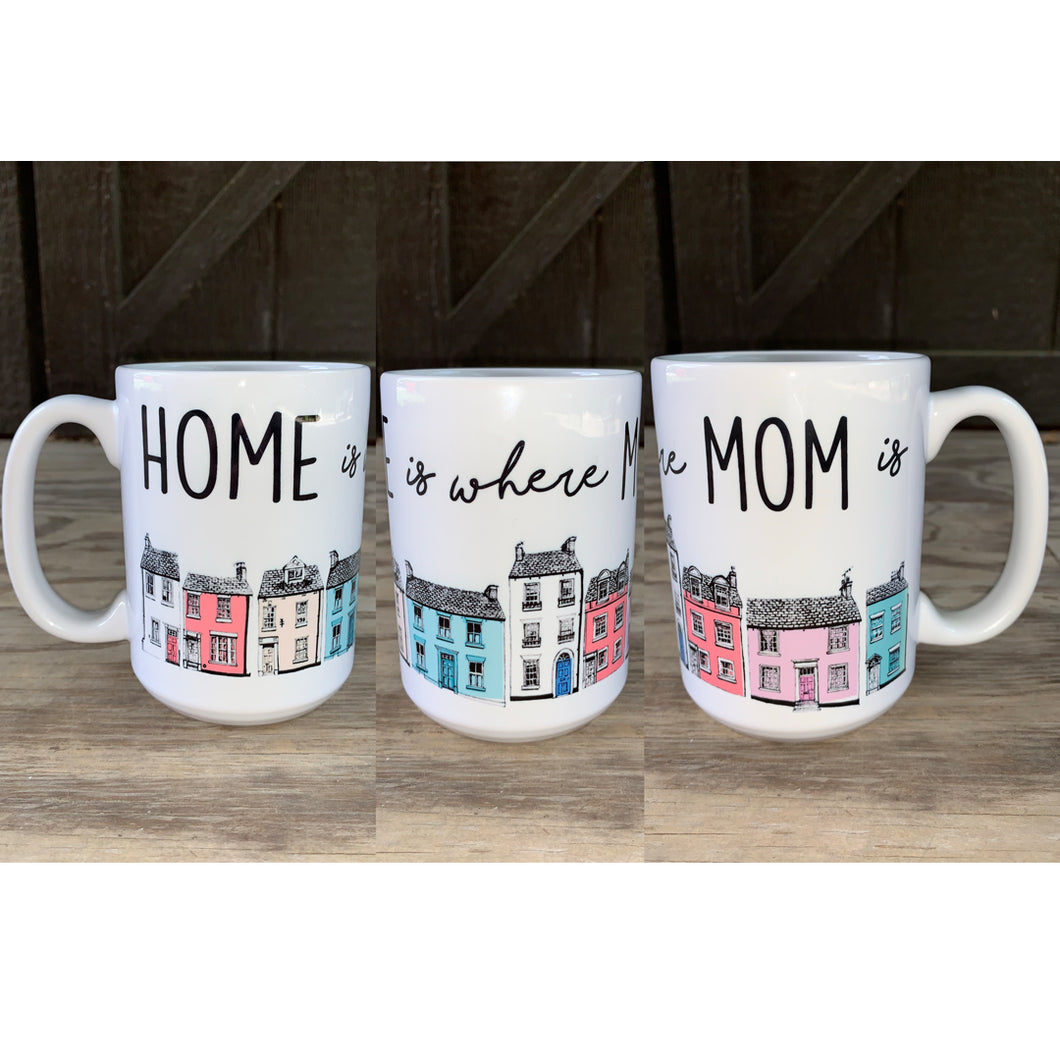 HOME IS WHERE MOM IS MUG