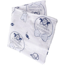 SOUTHERN GENTLEMAN SWADDLE BLANKET