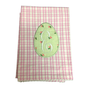 INITIAL EGG HAND TOWEL