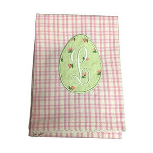 INITIAL EGG HAND TOWEL