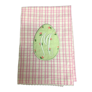 INITIAL EGG HAND TOWEL