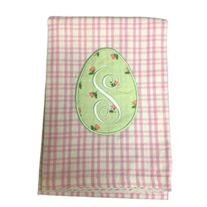 INITIAL EGG HAND TOWEL