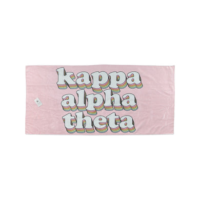 Sweet Home Kappa Alpha Theta Sorority Kitchen Towel