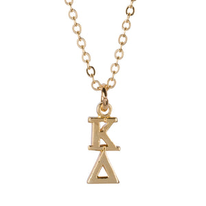 KAPPA DELTA GOLD LAVALIERE NECKLACE