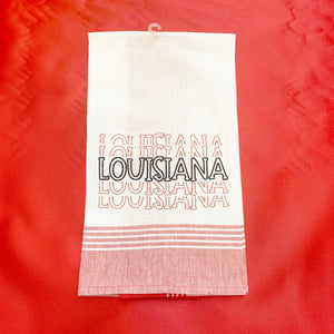 LOUISIANA WORD KITCHEN TOWEL