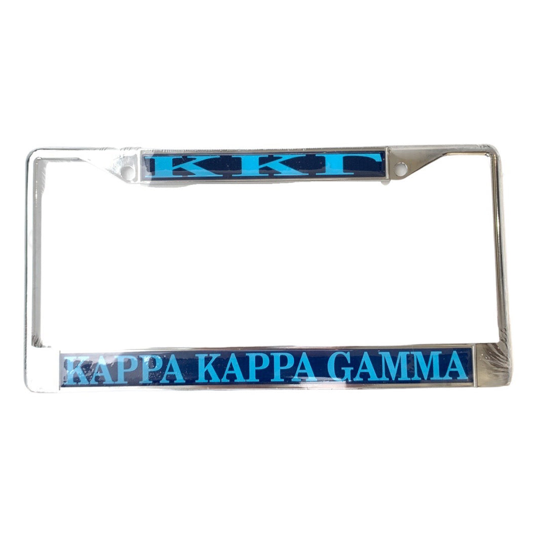 KAPPA KAPPA GAMMA LICENSE PLATE FRAME