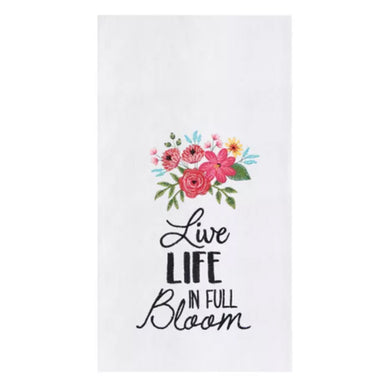 LIFE IN FULL BLOOM KITCHEN HAND TOWEL