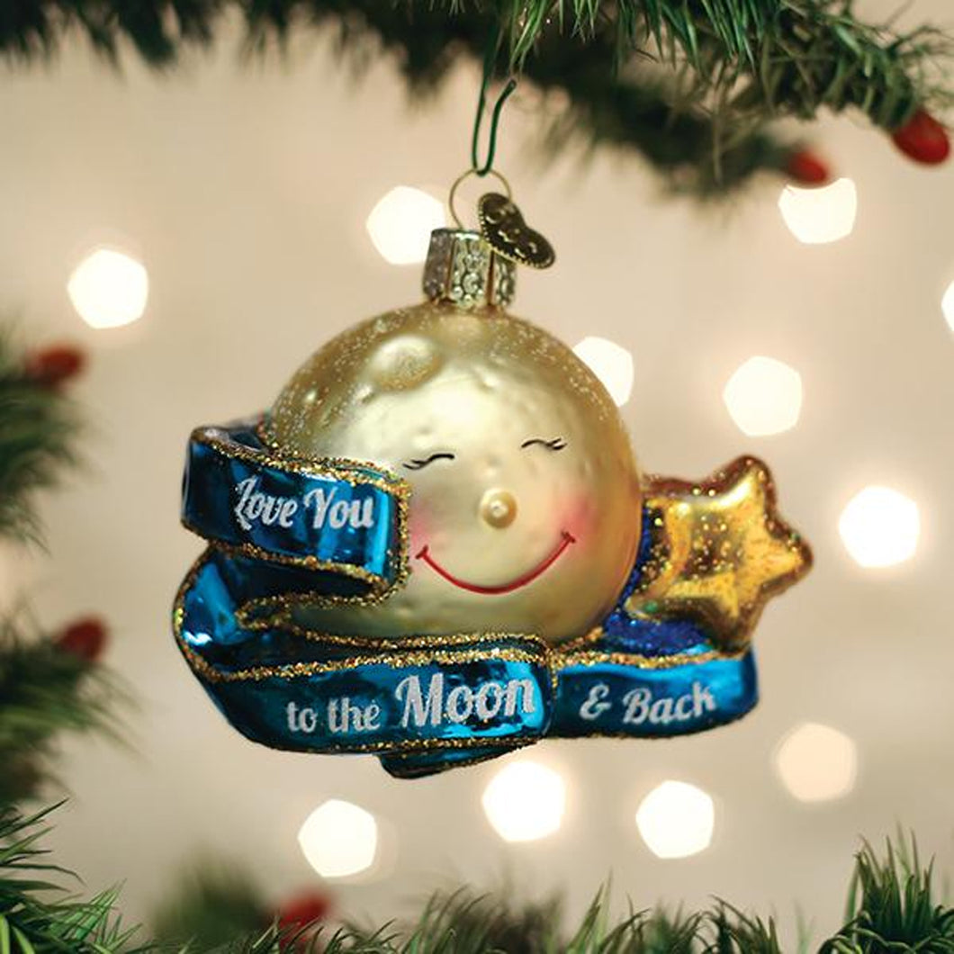 LOVE YOU TO THE MOON & BACK ORNAMENT