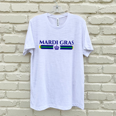 MARDI GRAS SLUB TEE SHIRT