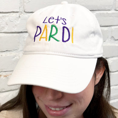 LET`S PARDI MARDI GRAS CAP