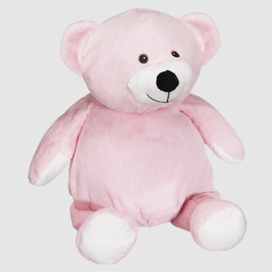EMBROIDERED PINK BEAR BUDDY