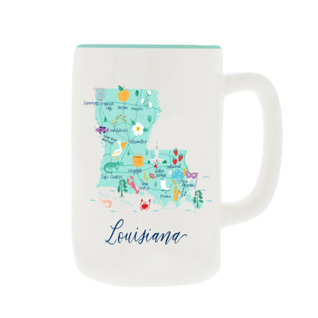 LOUISIANA PRINTED MUG