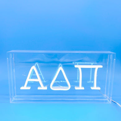 ALPHA DELTA PI NEON LED SIGN