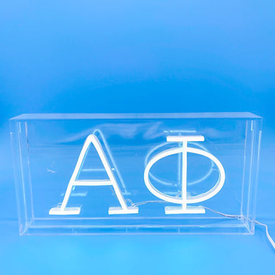 ALPHA PHI NEON LED SIGN