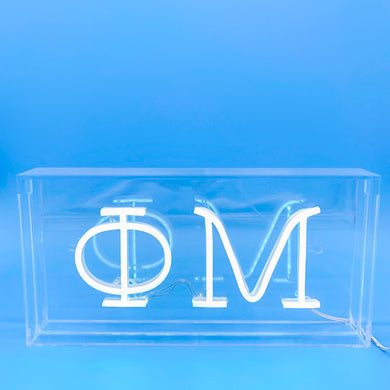 PHI MU NEON LED SIGN