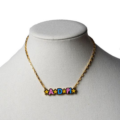 ALPHA DELTA PI STARS NECKLACE