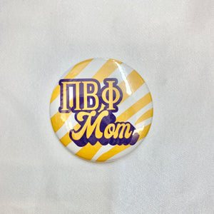 PI BETA PHI MOM BUTTON