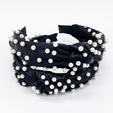PEARL HEADBAND BLACK
