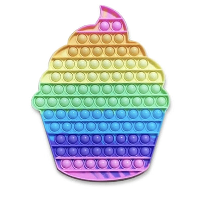 POP FIDGETY XXL CUPCAKE RAINBOW