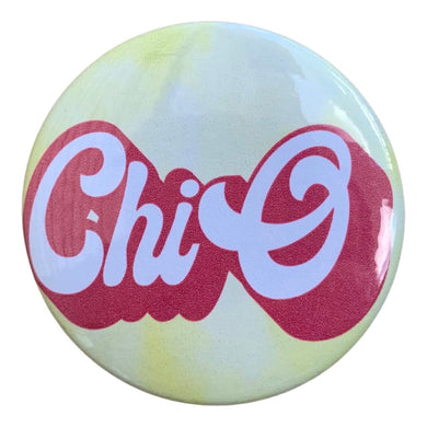 CHI OMEGA WATERCOLOR BUTTON
