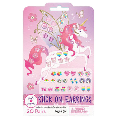 STICK ON EARRINGS PACK OF 20 PAIRS