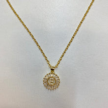 ROUND INITIAL NECKLACE