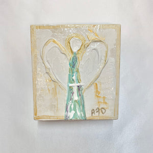 SINGLE ANGEL BLOCK ART 6X6