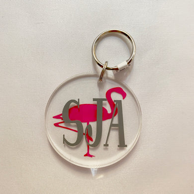 SJA FLAMINGO KEYCHAIN